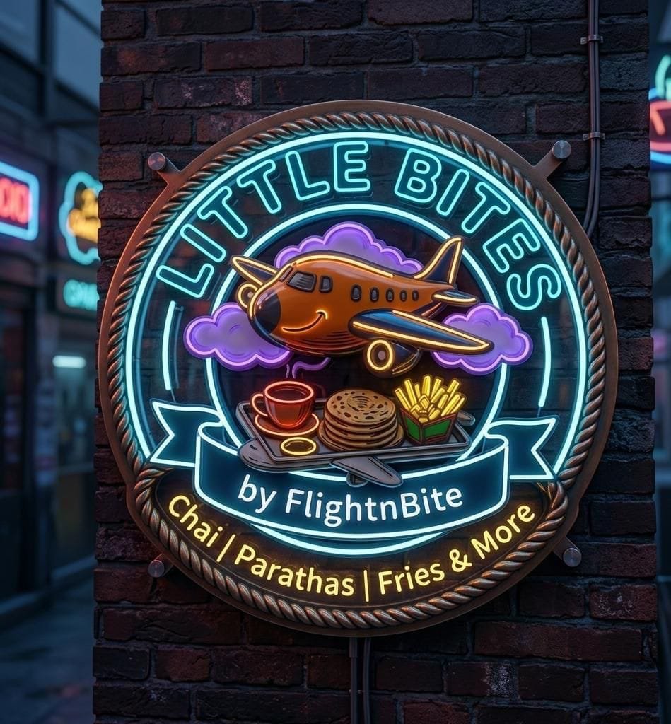 Little Bites by FlightnBite illuminated sign